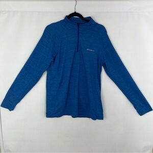 Eddie Bauer Men’s Quarter Zip Pullover Shirt Size Medium